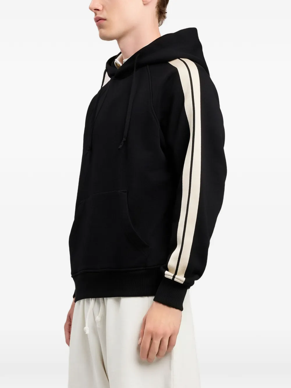 Palm Angels Trainingshoodie met gewelfd logo Zwart