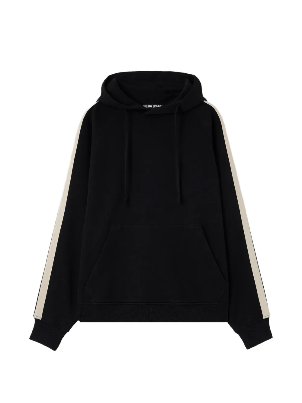 Palm Angels curved-logo track hoodie - Nero
