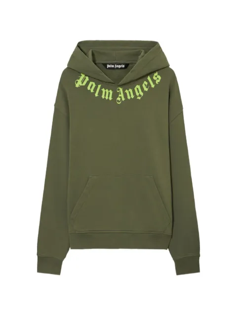 Palm Angels hoodie con logo en el cuello