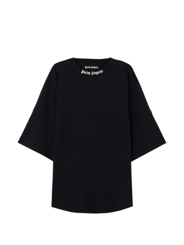 Palm Angels Logo Oversized T-shirt | Black | FARFETCH