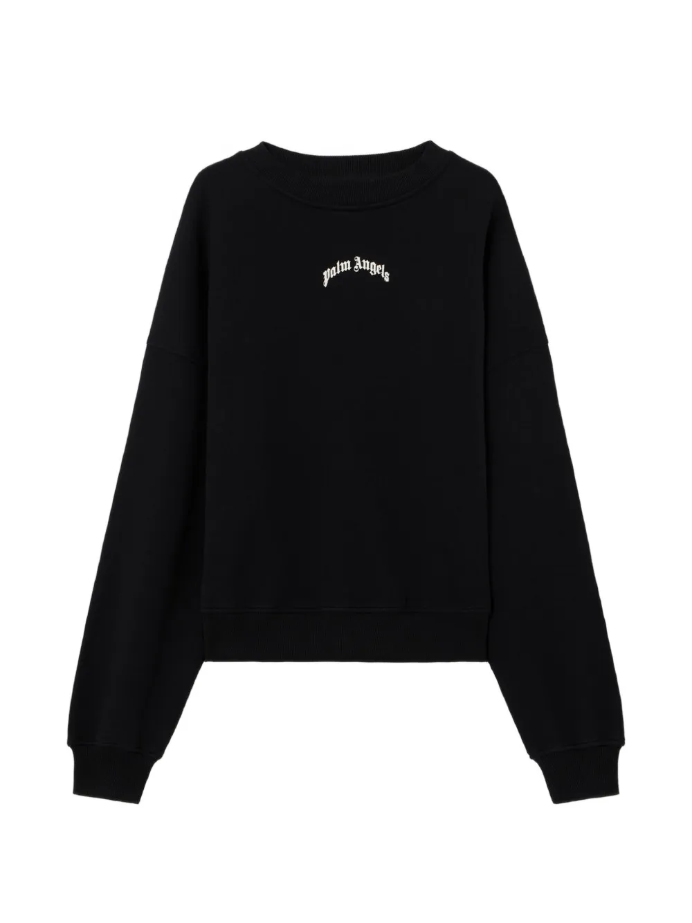 Palm Angels curved-logo sweatshirt - Nero
