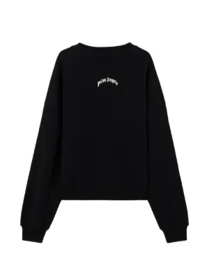 Palm Angels スタッズロゴ スウェットシャツ | ブラック | FARFETCH JP