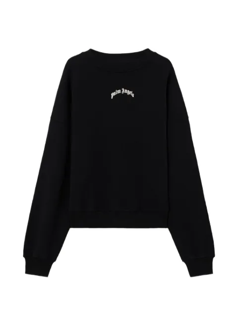 Palm Angels curved-logo sweatshirt