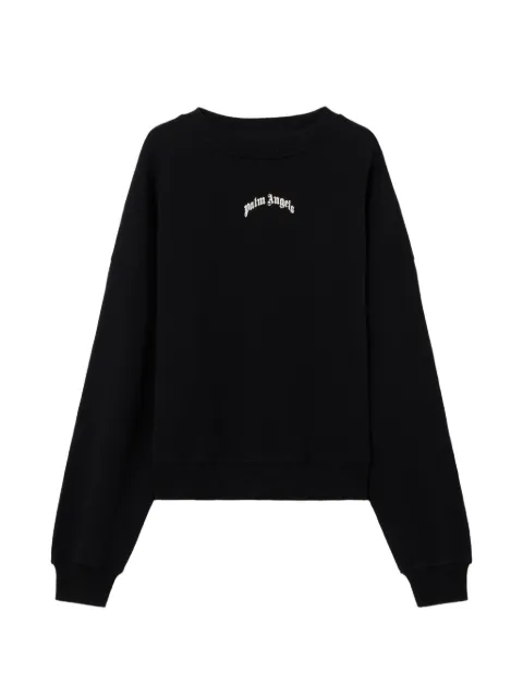 Palm Angels curved-logo sweatshirt