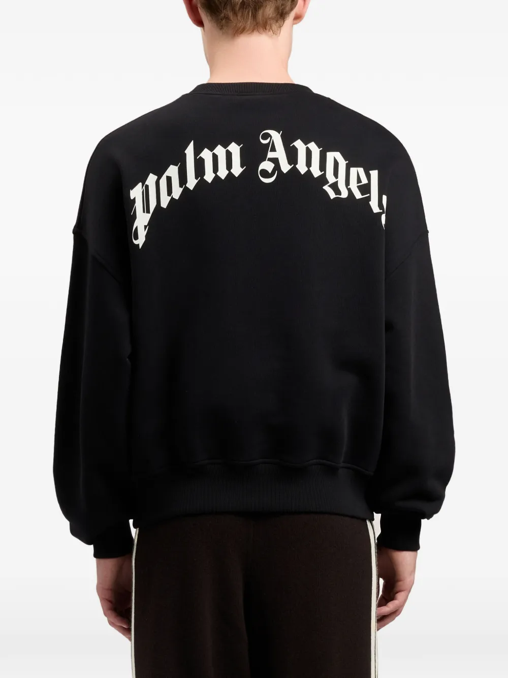 Palm Angels Sweater met logo Zwart