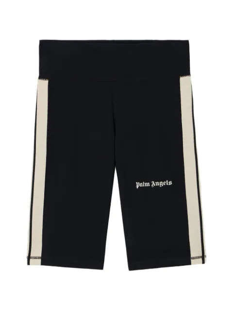 Palm Angels shorts biker con logo