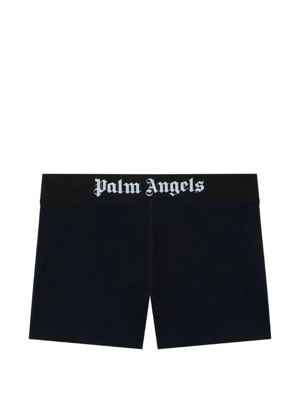 Palm Angels Shorts con banda logata - Nero