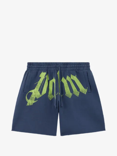 Palm Angels logo elasticated shorts