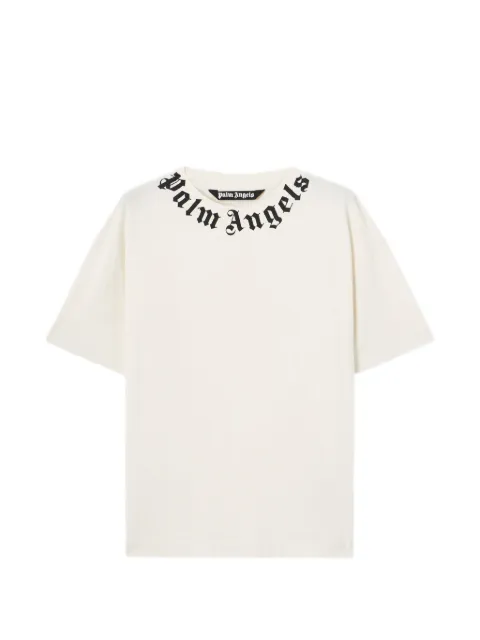 Palm Angels logo-neckline T-shirt