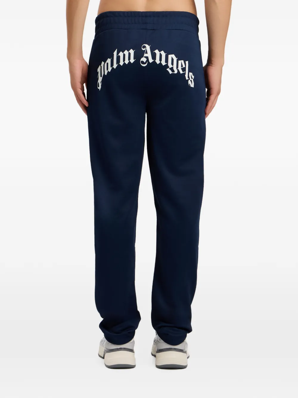 Palm Angels Joggingbroek met logo Blauw