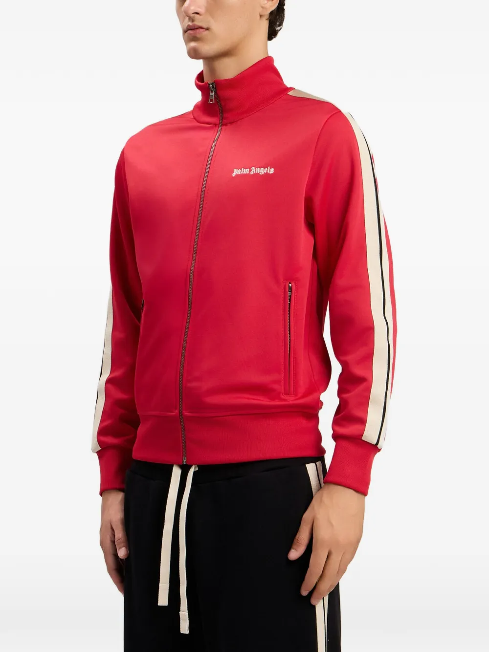 Palm Angels Trainingsjack met logostreep Rood