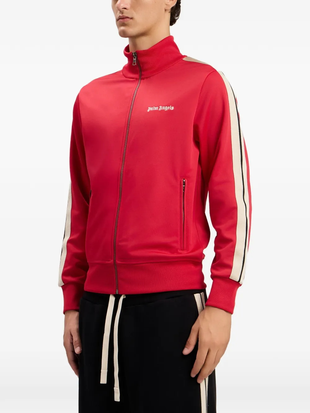 Palm Angels Trainingsjack met logostreep Rood