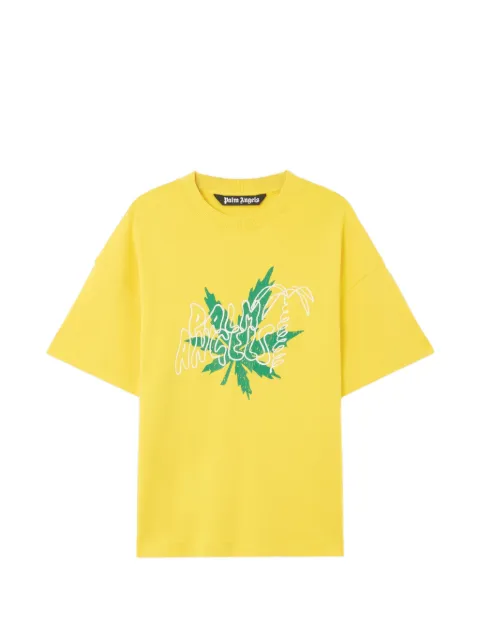 Palm Angels palm leaf graphic T-shirt
