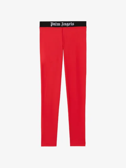 Palm Angels logo elasticated leggings