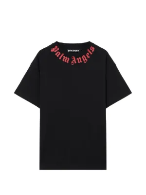 Palm Angels Curved Logo T-shirt | Black | FARFETCH