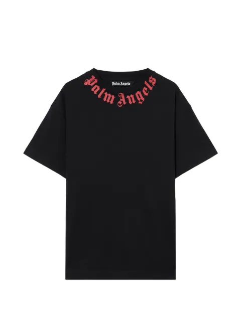 Palm Angels neck-logo T-shirt
