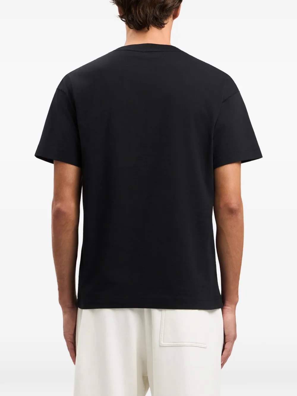 Palm Angels T-shirt met logo Zwart