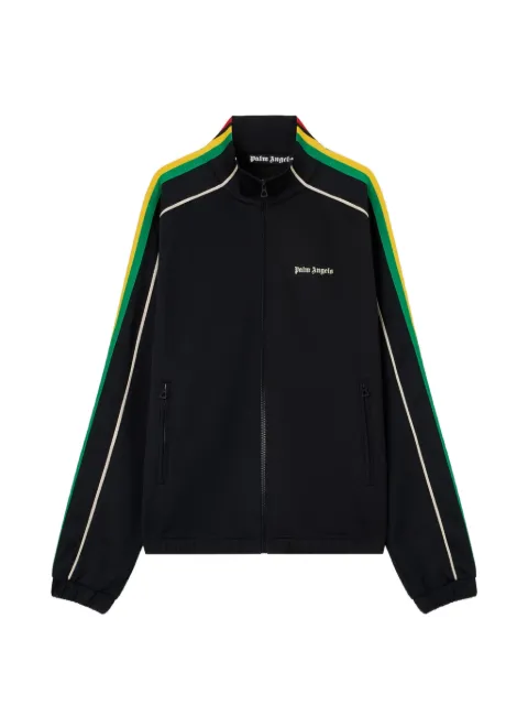 Palm Angels logo striped track jacket