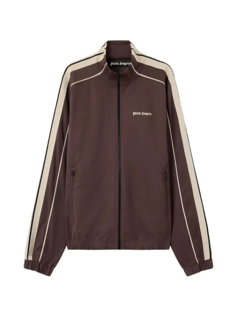 Palm Angels logo striped track jacket