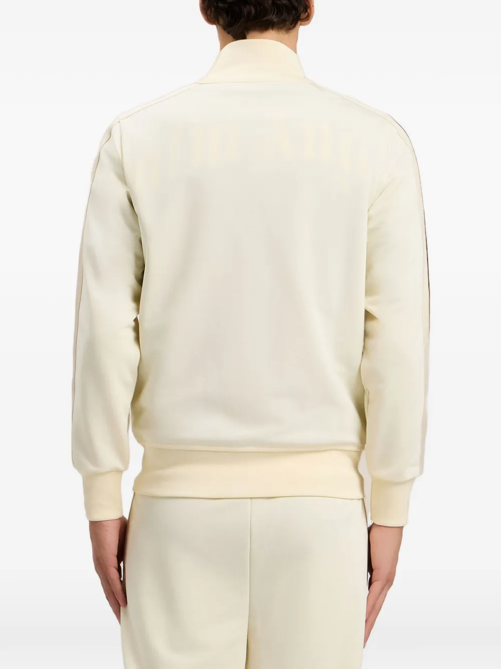 Palm Angels Logo Stripes Sweatshirt | Neutrals | FARFETCH GE