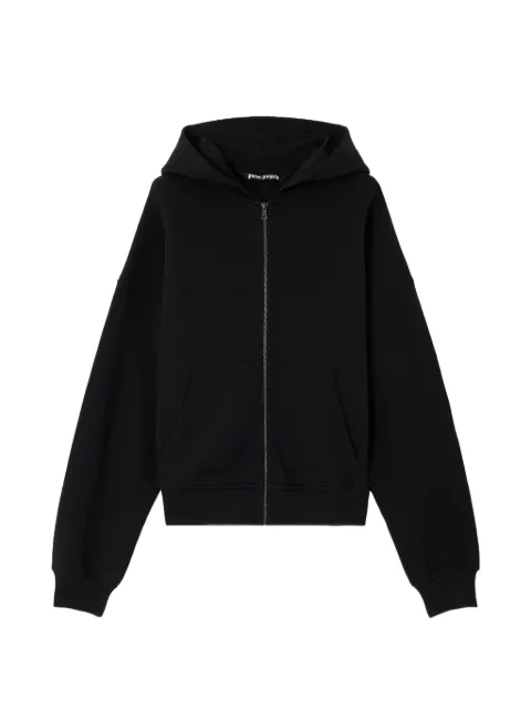 Palm Angels hoodie con logo y cierre