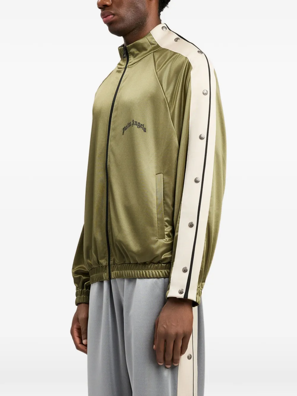 Palm Angels スナップボタン トラックジャケット | グリーン | FARFETCH JP