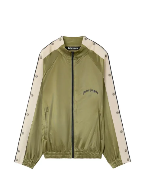 Palm Angels snap-button side bands track jacket