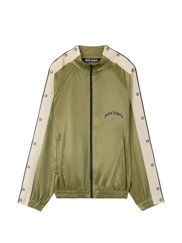 Palm Angels スナップボタン トラックジャケット | グリーン | FARFETCH JP