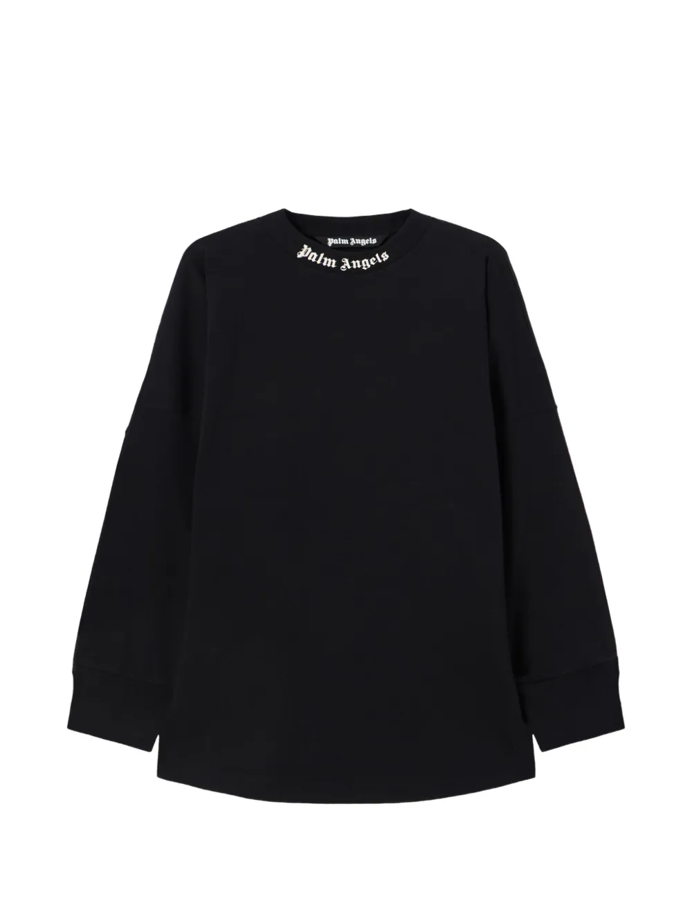 Palm Angels T-shirt met logo Zwart