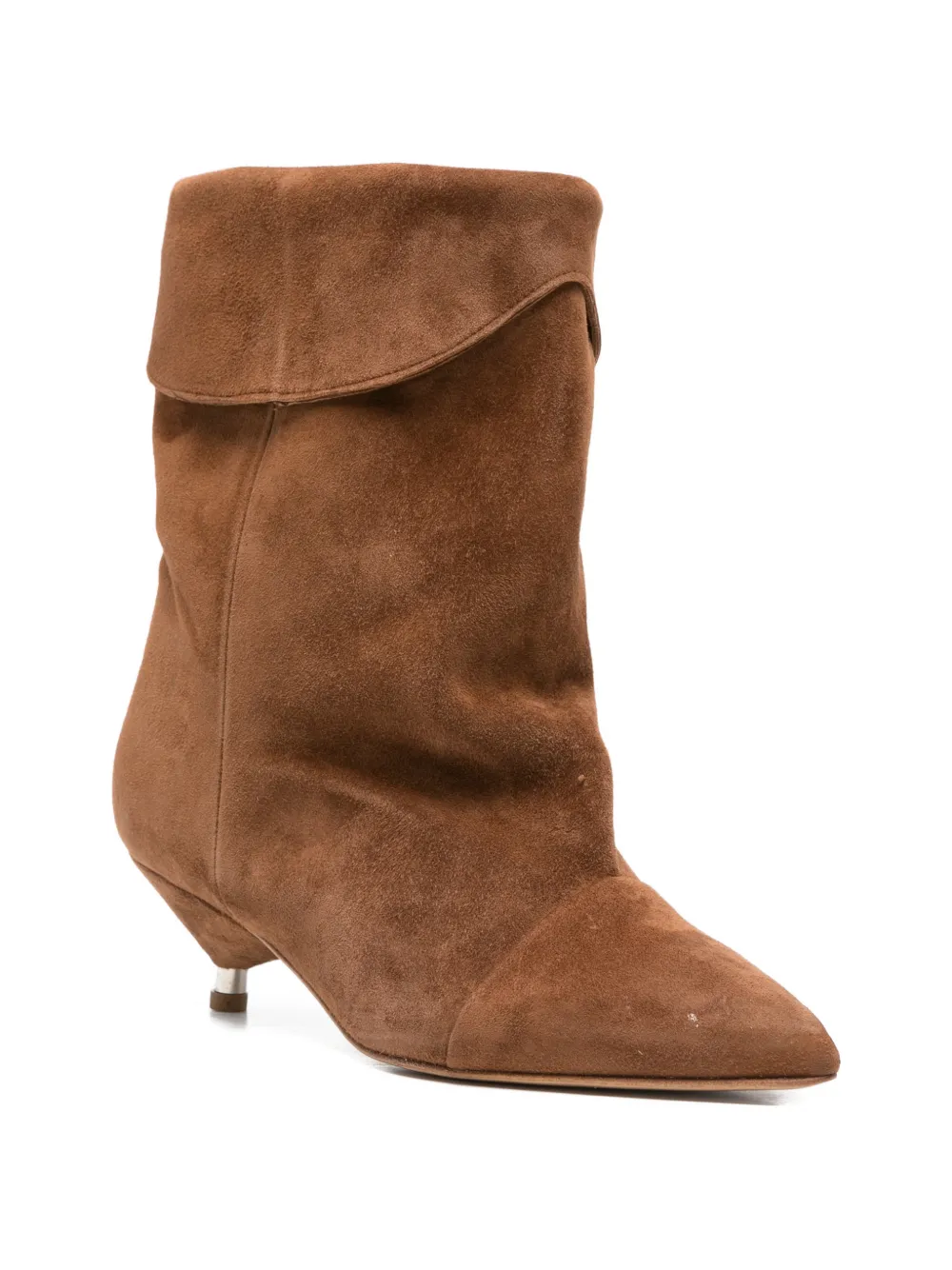 Gisel Moire Miriam pointed-toe boots Bruin