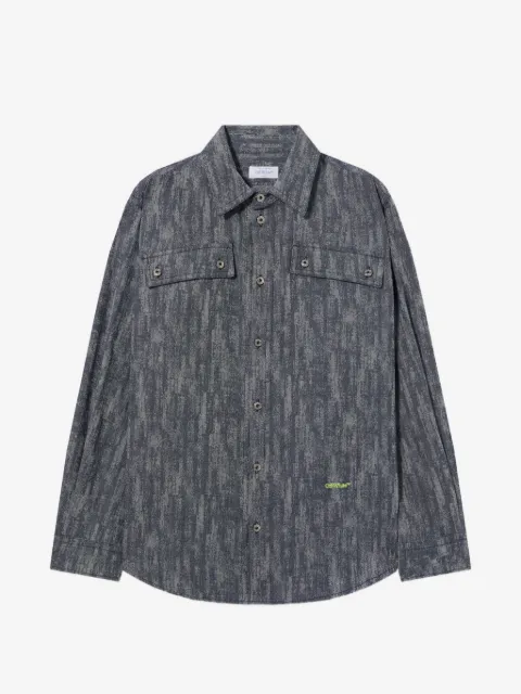 Off-White Ss_Switch Off button-up shirt