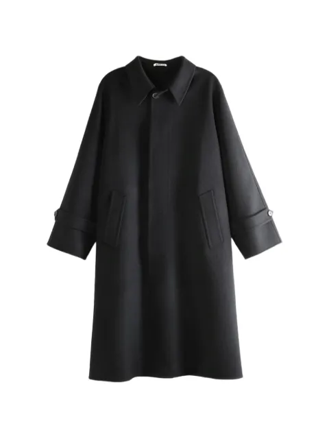 Auralee buttoned wool coat