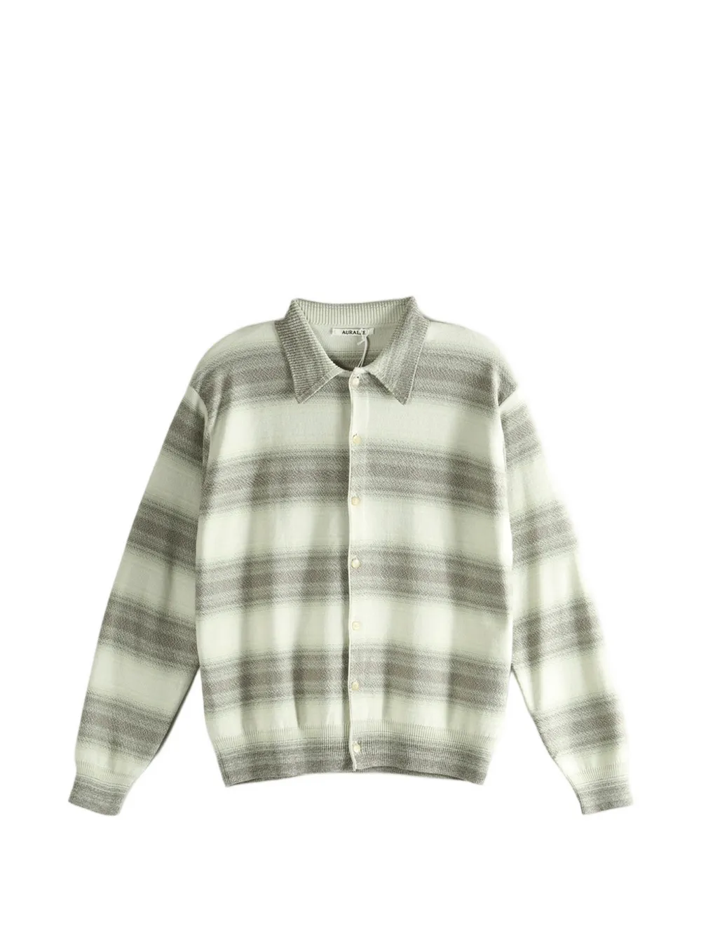 Auralee striped shirt - Toni neutri