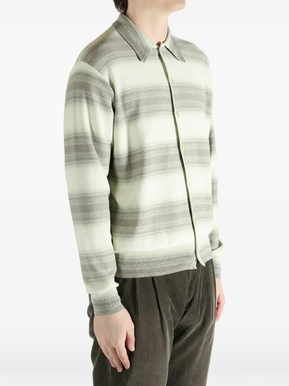  Auralee Striped Shirt - Neutrals 
