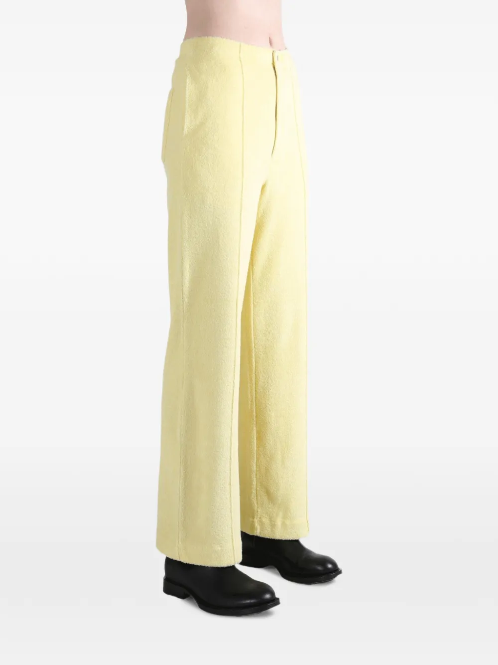  Auralee Seamed Trousers - Yellow 