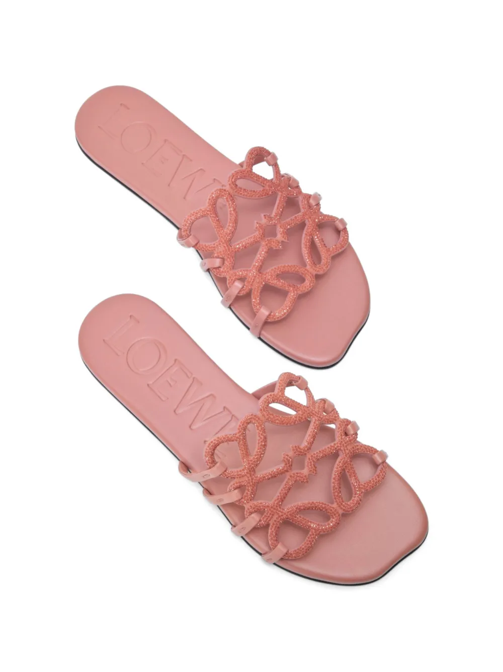 LOEWE Petal Anagram sliders Roze