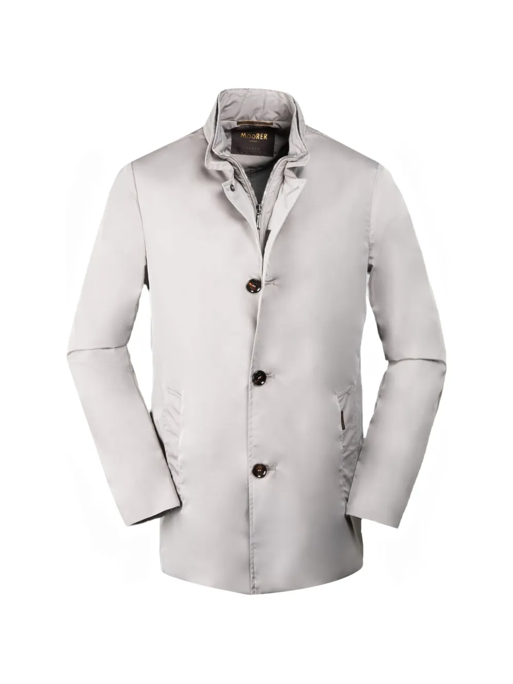 Moorer Borromini-Wk button-fastening jacket - Grigio