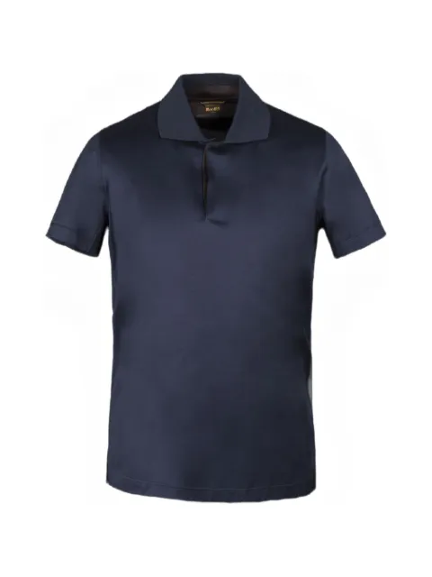 Moorer Ronald-Jcl button-fastening polo shirt