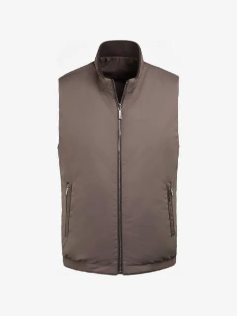 Moorer Fioresi-Wk reversible zip-fastening gilet
