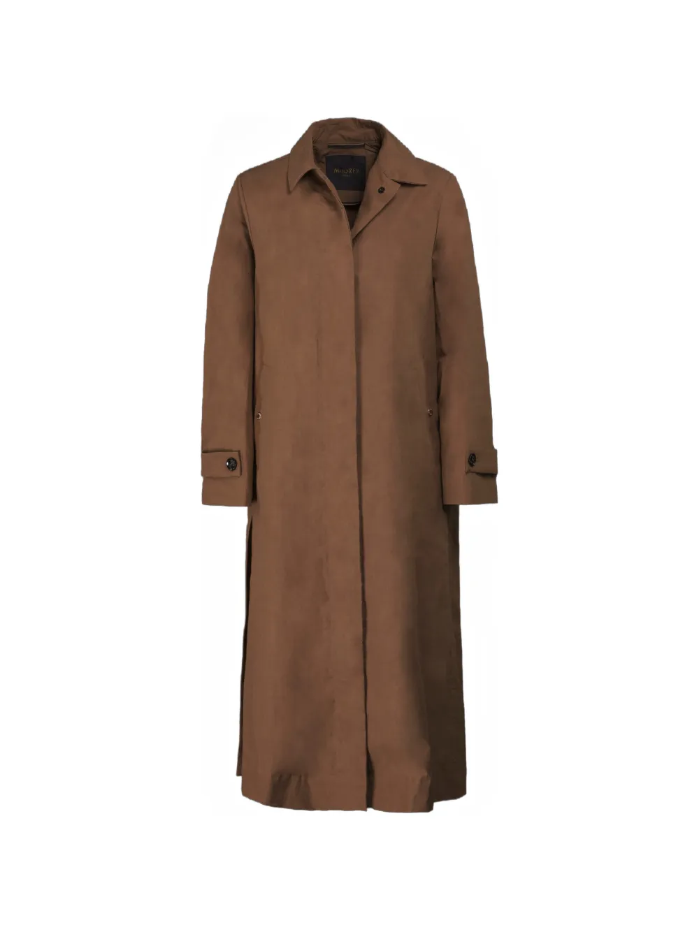 Moorer Rixta-Wfc buttoned single-breasted coat - Marrone