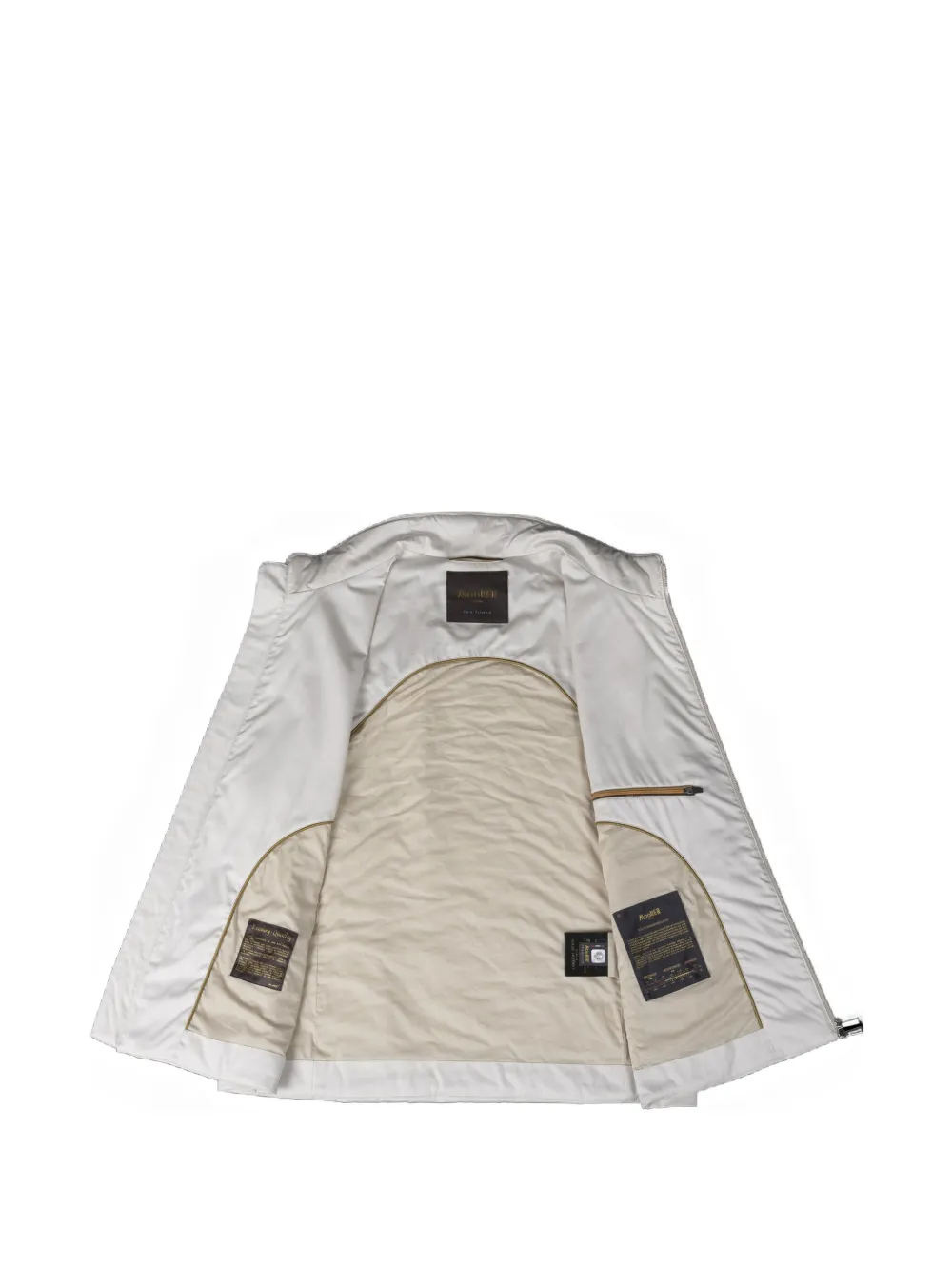 Moorer Senio-Si bodywarmer met ritszak en ritssluiting Beige