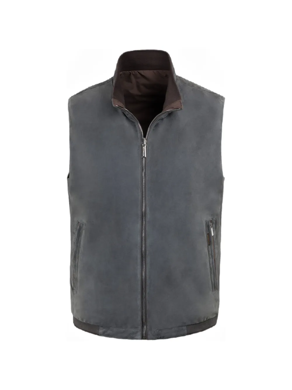 Moorer Fioresi-Usk reversible gilet - Grey