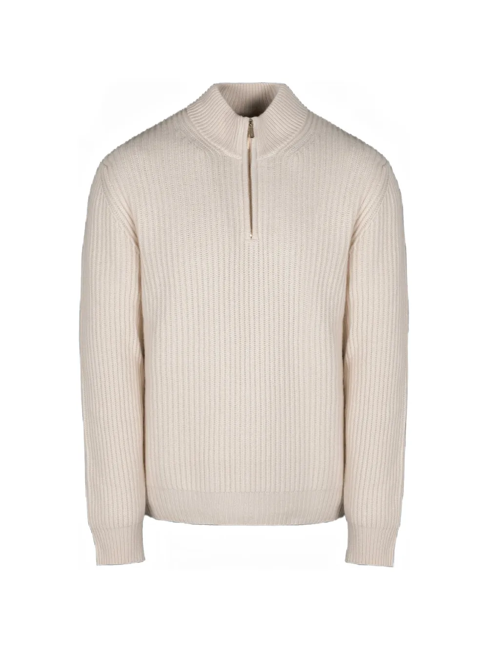 Moorer Terni-Bc half-zip high-neck sweater - Nude