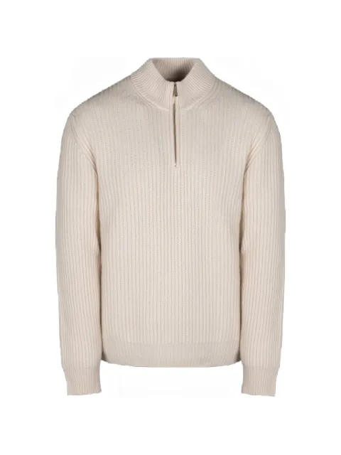 Moorer Terni-Bc half-zip high-neck sweater