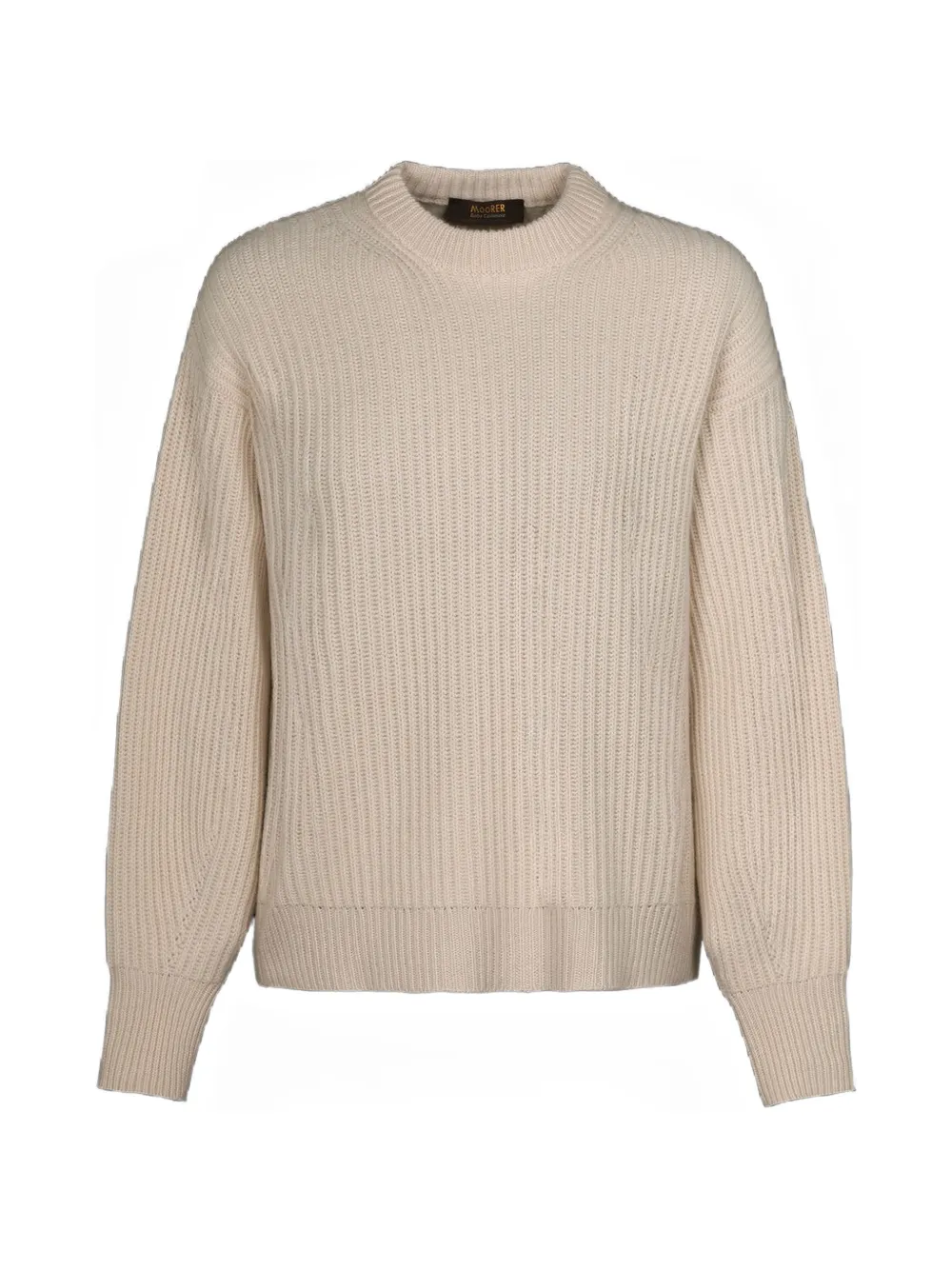 Moorer Noam-Bc puff-sleeve crew-neck sweater - Toni neutri