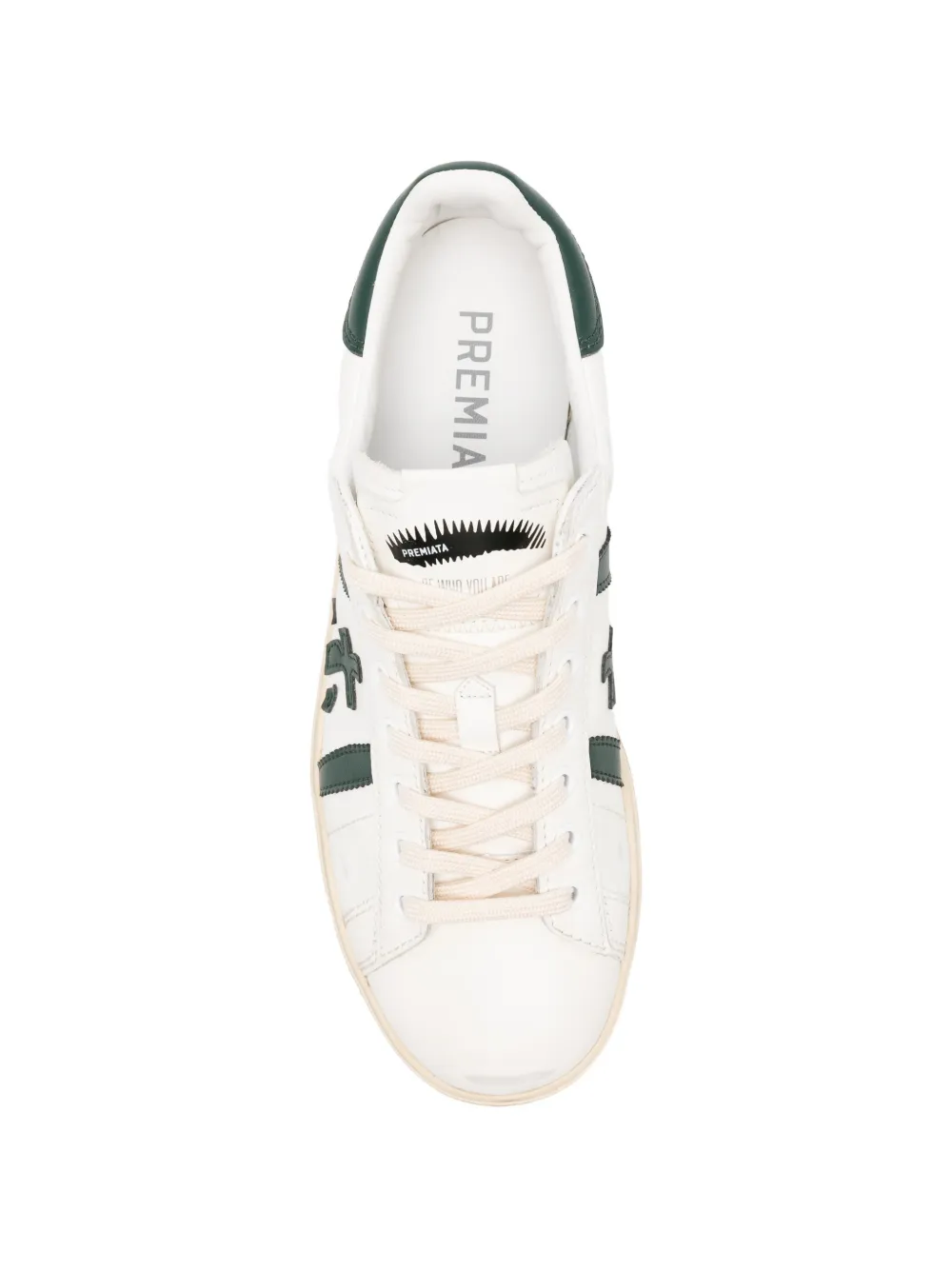 Premiata Russell logo-detail sneakers Wit