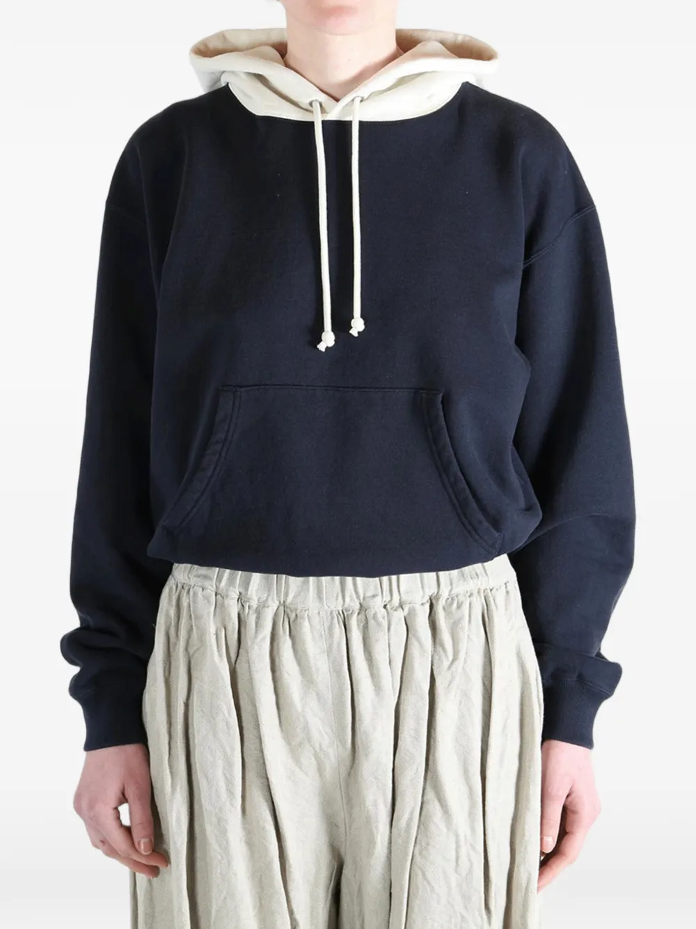  Auralee Drawstring Hoodie - Blue 
