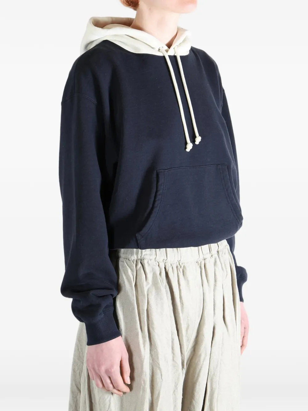  Auralee Drawstring Hoodie - Blue 