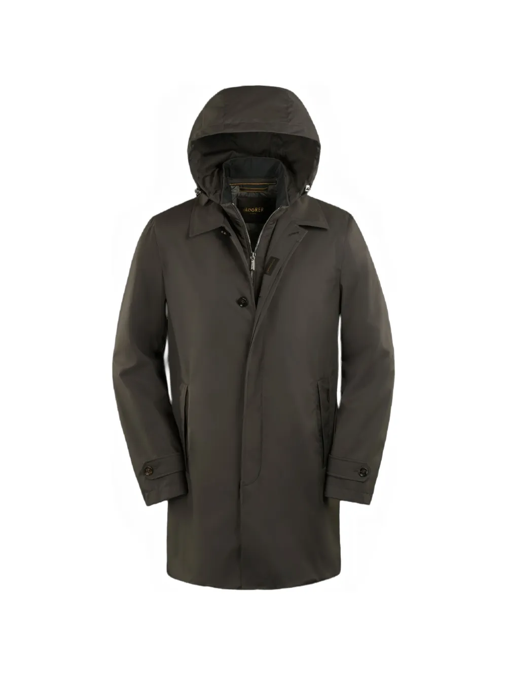 Moorer Salvi-Ads removable-hood jacket - Grigio
