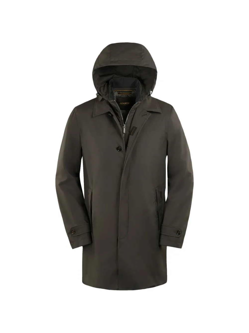 Moorer Salvi-Ads removable-hood jacket - Grigio